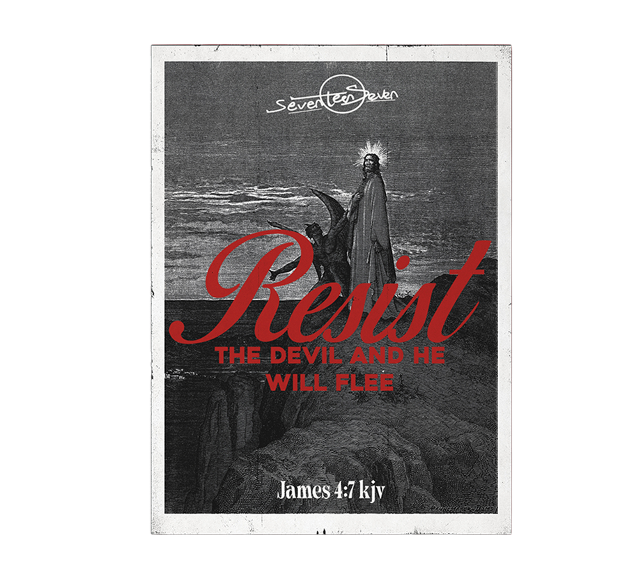 Resist The Devil Poster