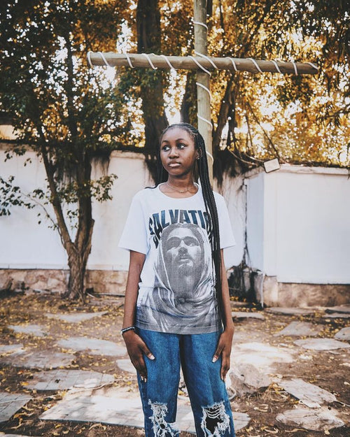 1707 Christian Oversized Graphic T-Shirt - Salvation
