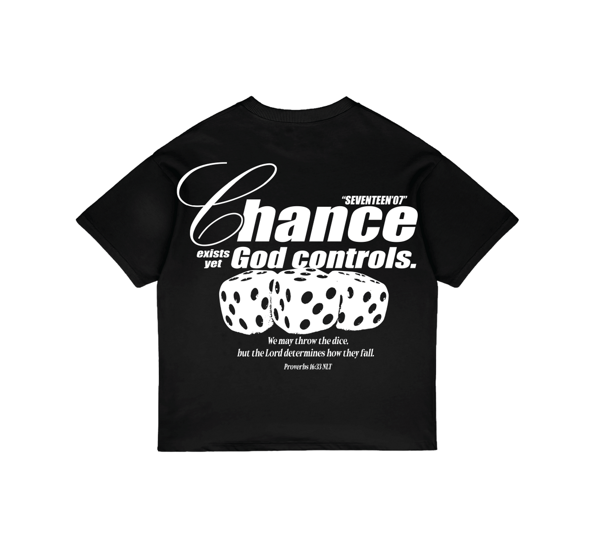 1707 Christian Oversized Graphic T-Shirt - Chance Exists