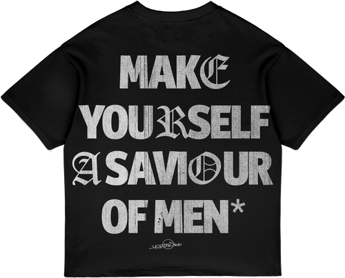 1707 Christian Oversized Graphic T-Shirt - Saviour Of Men