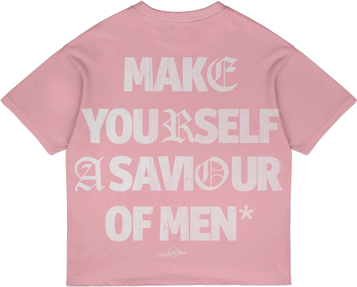 1707 Christian Oversized Graphic T-Shirt - Saviour Of Men