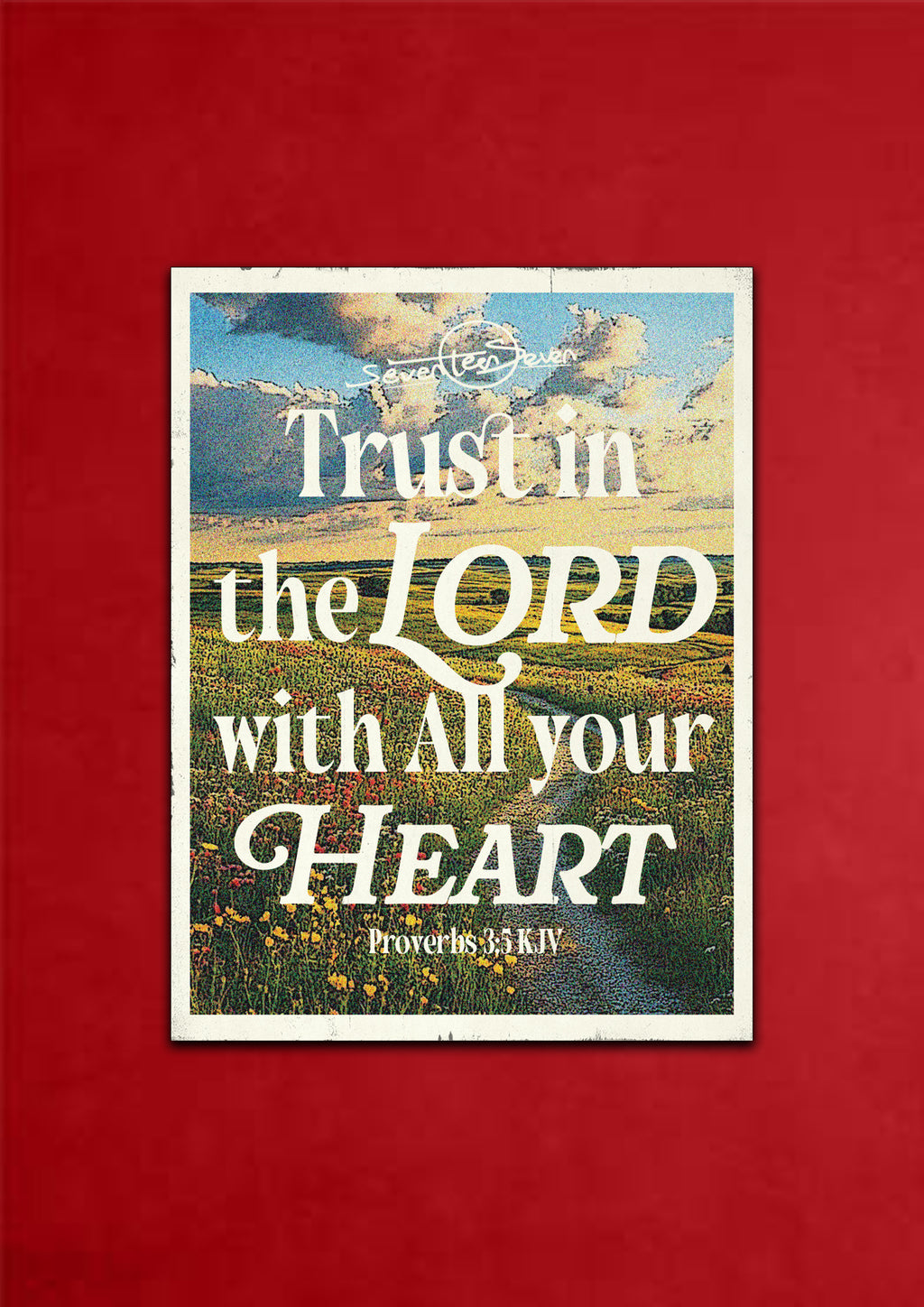 Trust In the lord poster